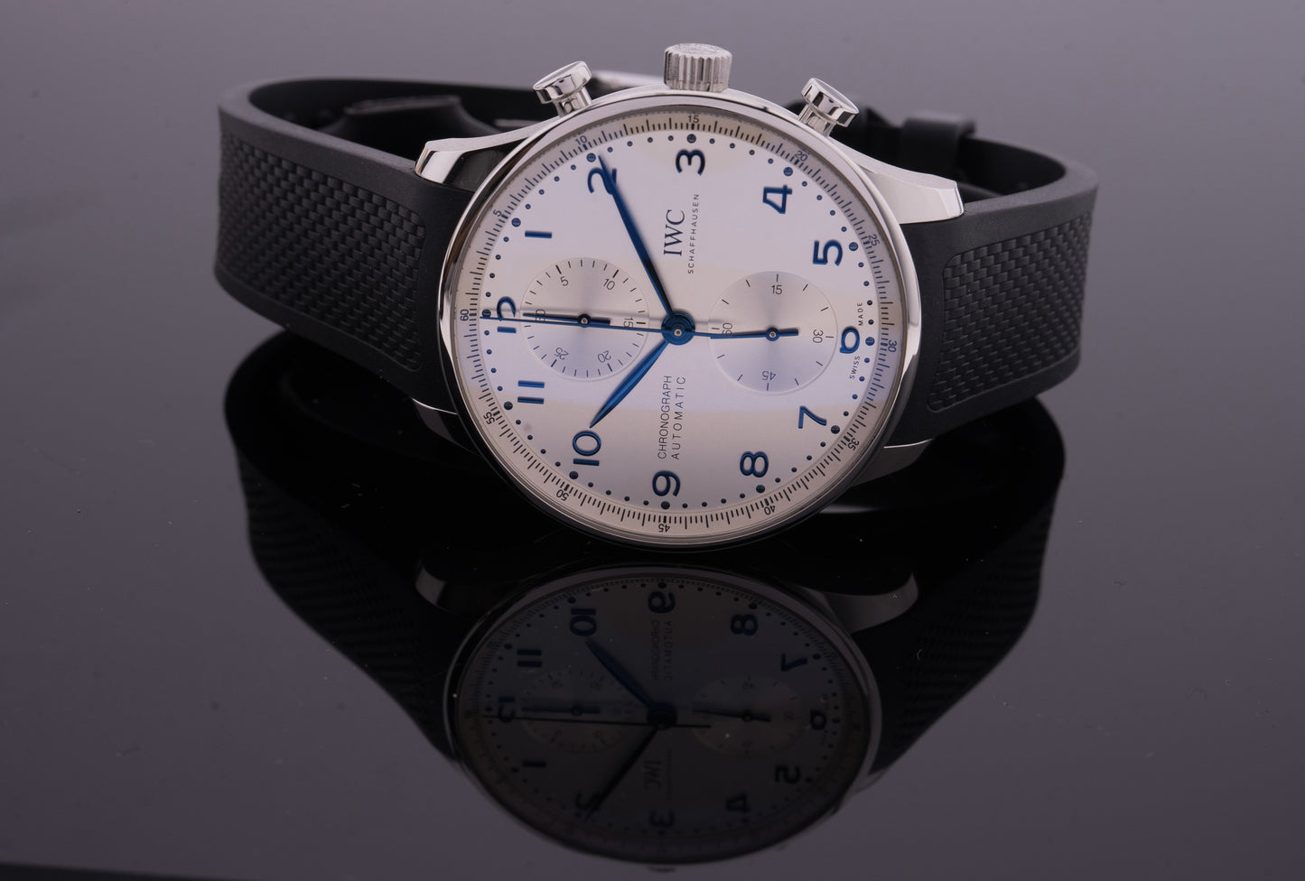 IWC Portugieser Chronograph IW371605, ungetragen 2024, Garantie 10/2032