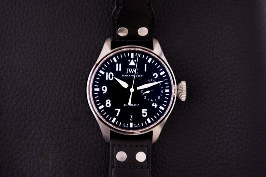 IWC Grosse Fliegeruhr Schwarz 46mm 2025 IW501001, 7-Tage Big Pilot