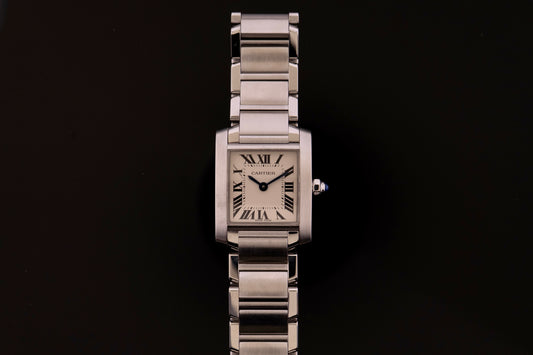 Cartier Tank Française SM Fullset 2014, Ref. W51008Q3