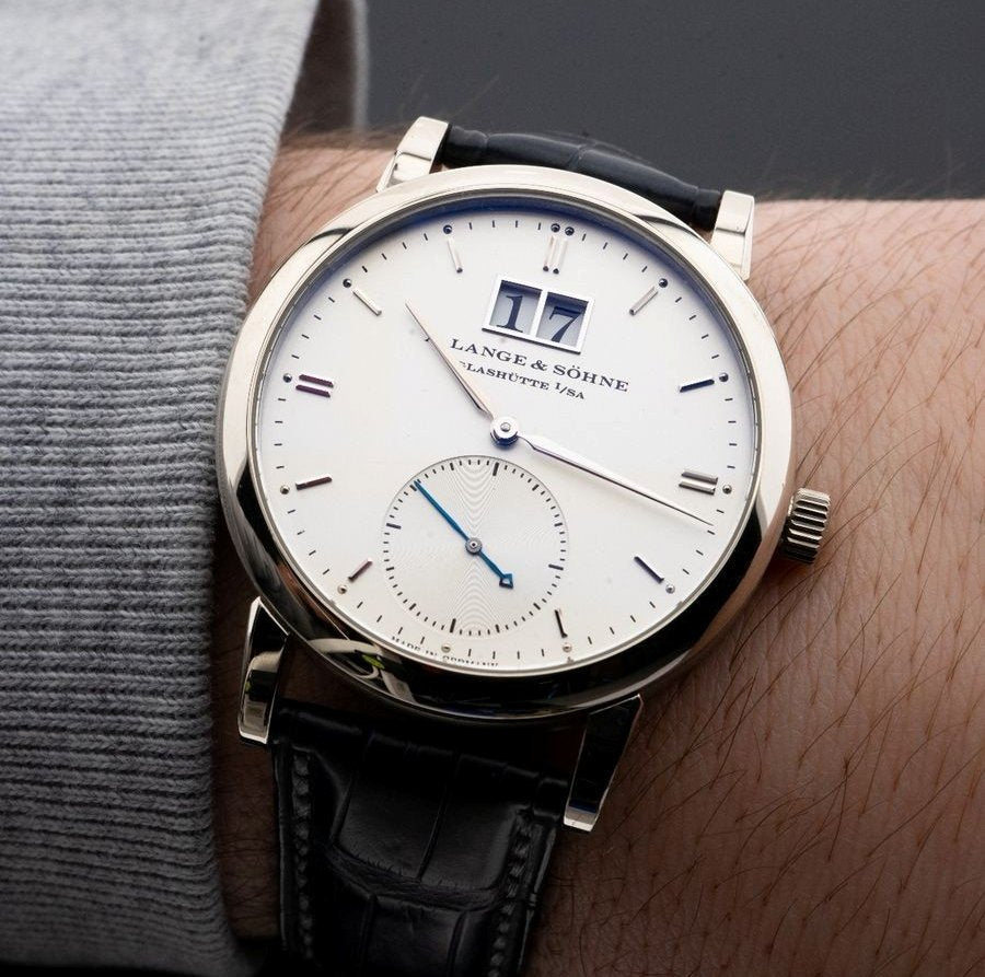 A. Lange & Söhne Saxonia Automatik 315.026 37mm 2008 Weissgold
