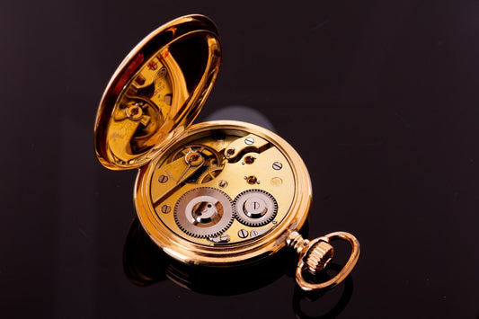 IWC Savonette Taschenuhr Gold ca. 1890