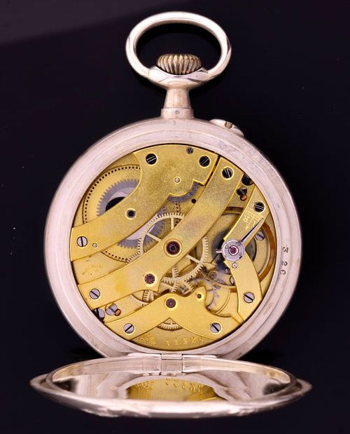 Ulysse Nardin Silber Lépine mit sehr seltenem Werk 1905
