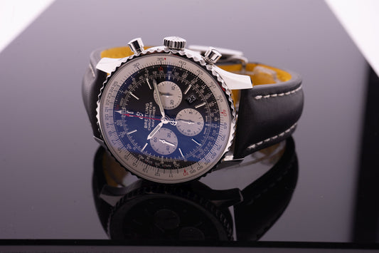 Breitling Navitimer 46, Schwarz, Garantie 05/2028, AB0127