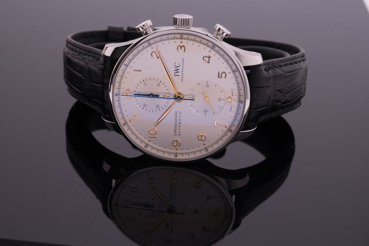 IWC Portugieser Chronograph IW371604, 2025, Garantie 11/2033