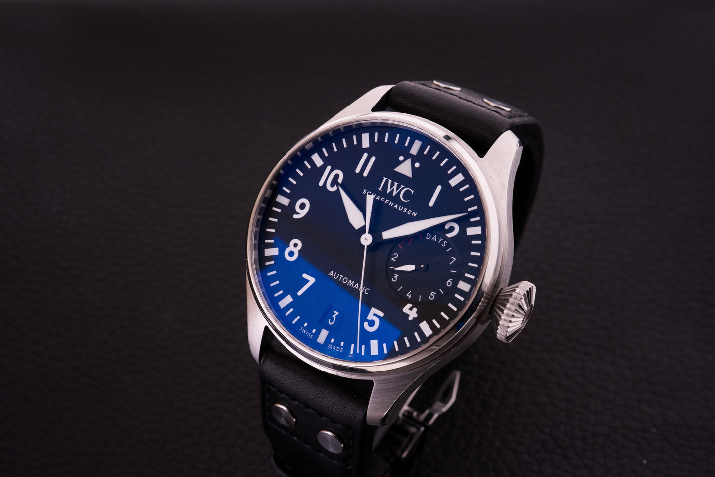 IWC Grosse Fliegeruhr Schwarz 46mm 2025 IW501001, 7-Tage Big Pilot