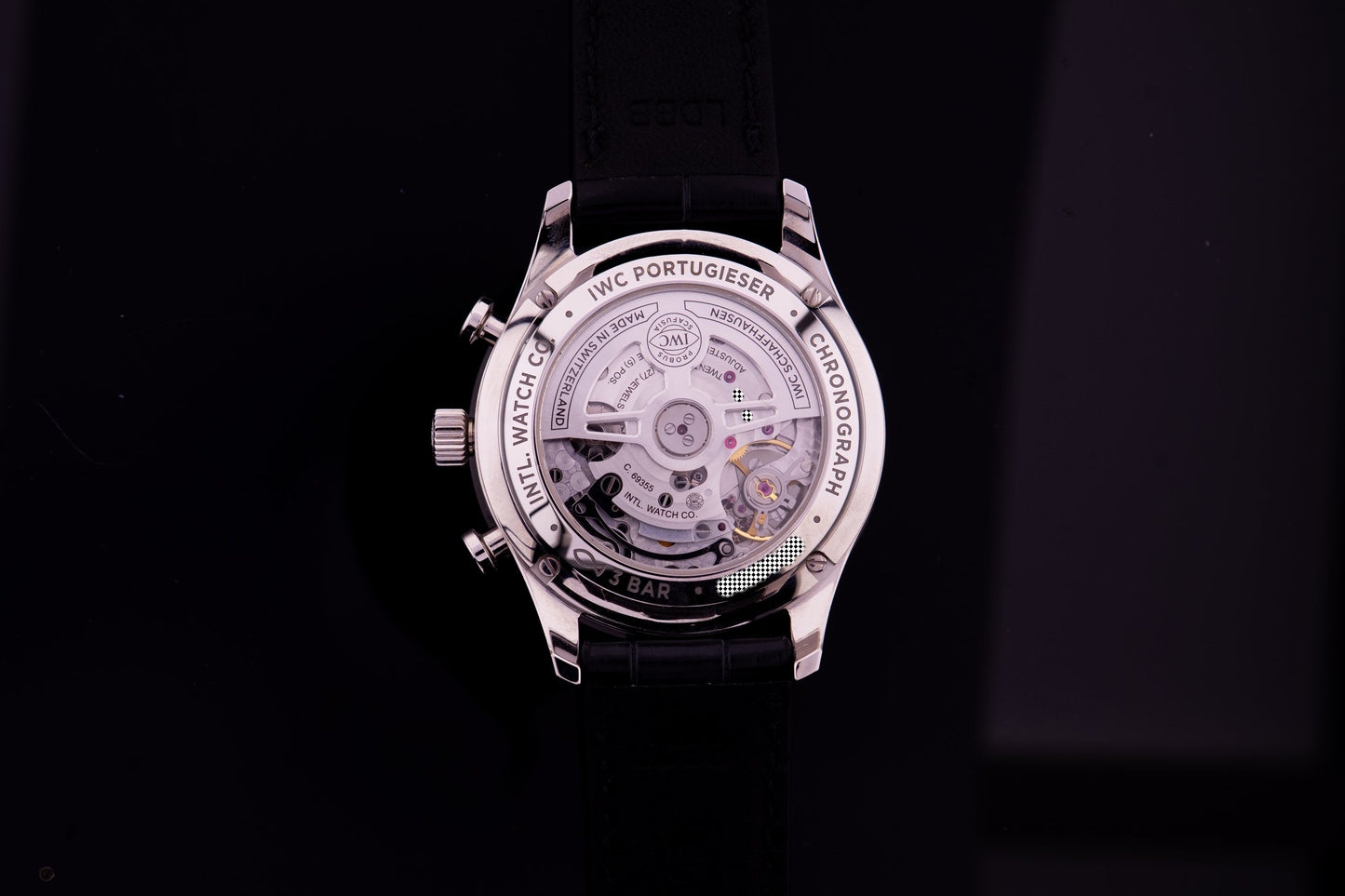 IWC Portugieser Chronograph, Schwarz, IW371609 Fullset 2020