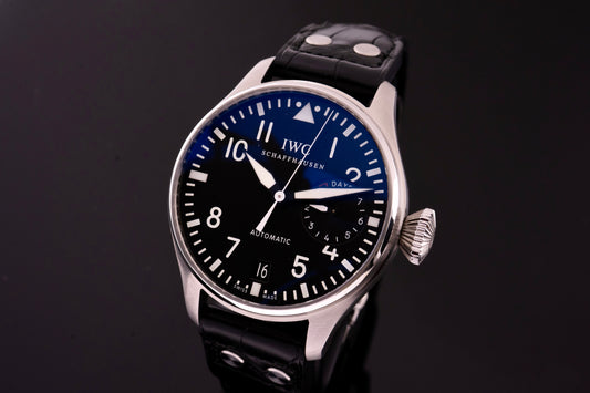 IWC Grosse Fliegeruhr Schwarz 46 2008 IW500401, 7-Tage Big Pilot