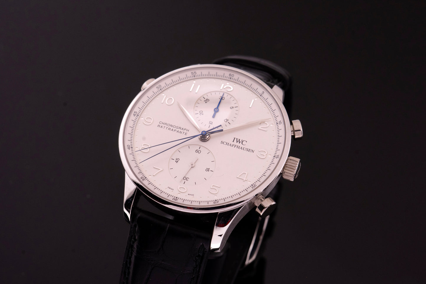 IWC limitiert Platin Portugieser Rattrapante 2001 Doppelchronograph IW371205