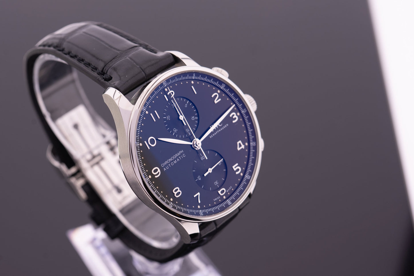 IWC Portugieser Chronograph, Schwarz, IW371609 Fullset 2020