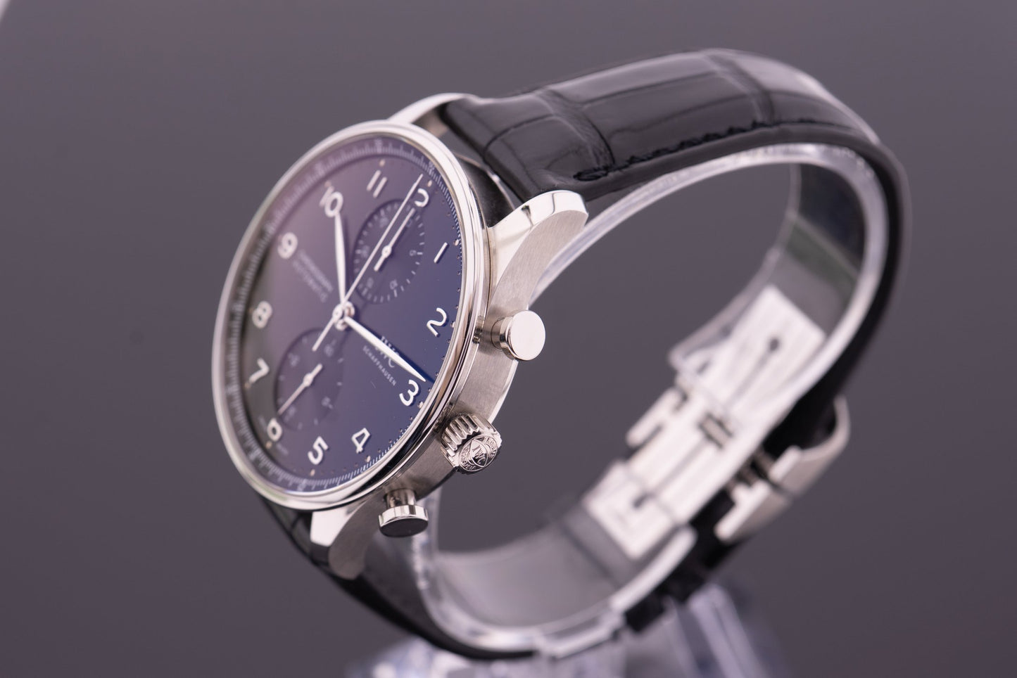 IWC Portugieser Chronograph, Schwarz, IW371609 Fullset 2020