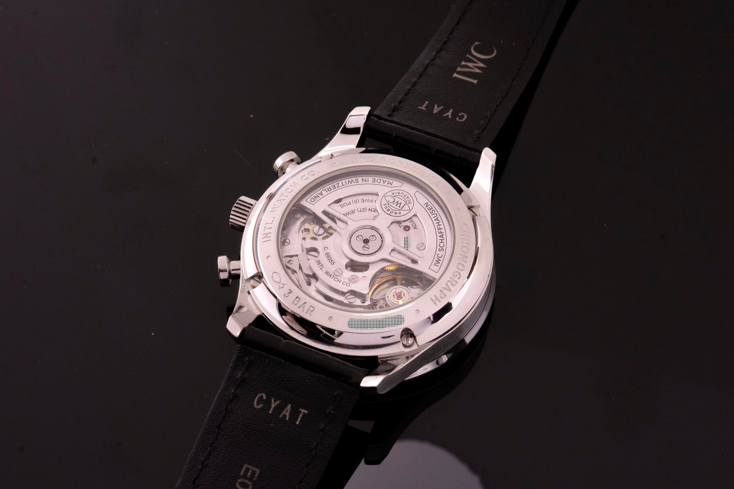 IWC Portugieser Chronograph, Schwarz, IW371609 Fullset 2020
