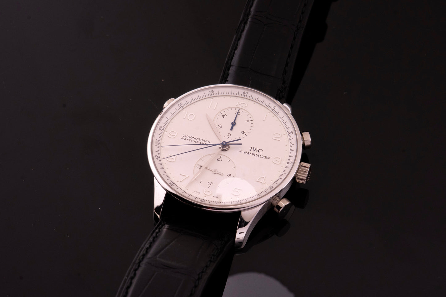IWC limitiert Platin Portugieser Rattrapante 2001 Doppelchronograph IW371205