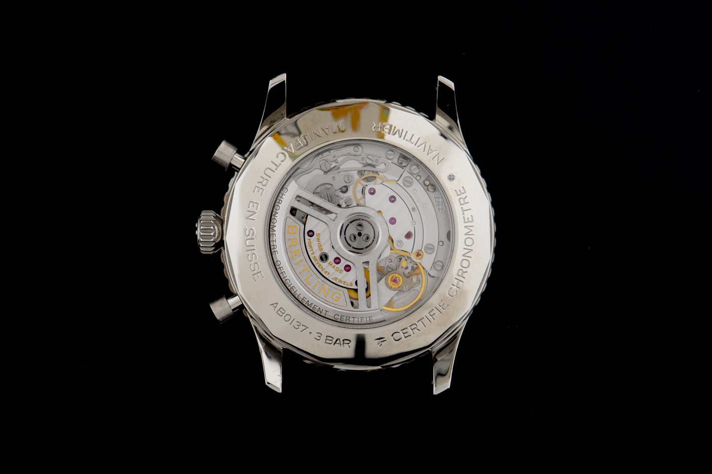 Breitling Navitimer 46, Blau, Garantie 05/2027, AB0137