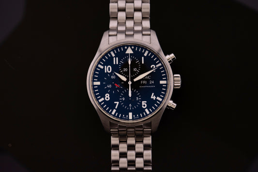 IWC Fliegeruhr IW377709 Pilot Schwarz Fullset 2019, Garantie 08/2027
