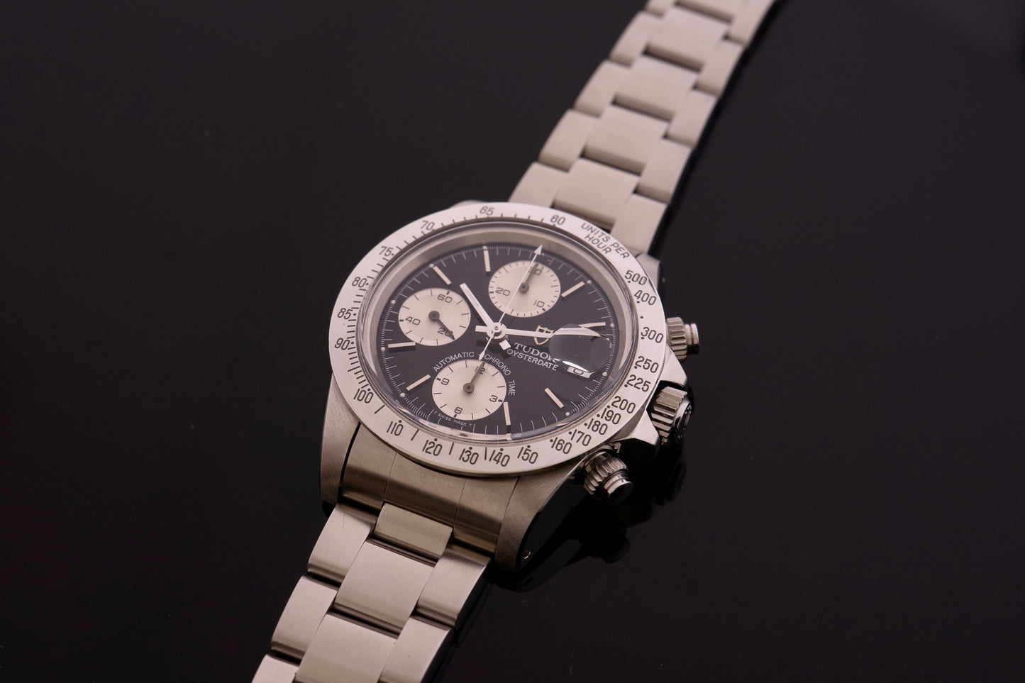 Tudor 79180 Big Block reverse Panda Fullset 1995 Rolex Gehäuse