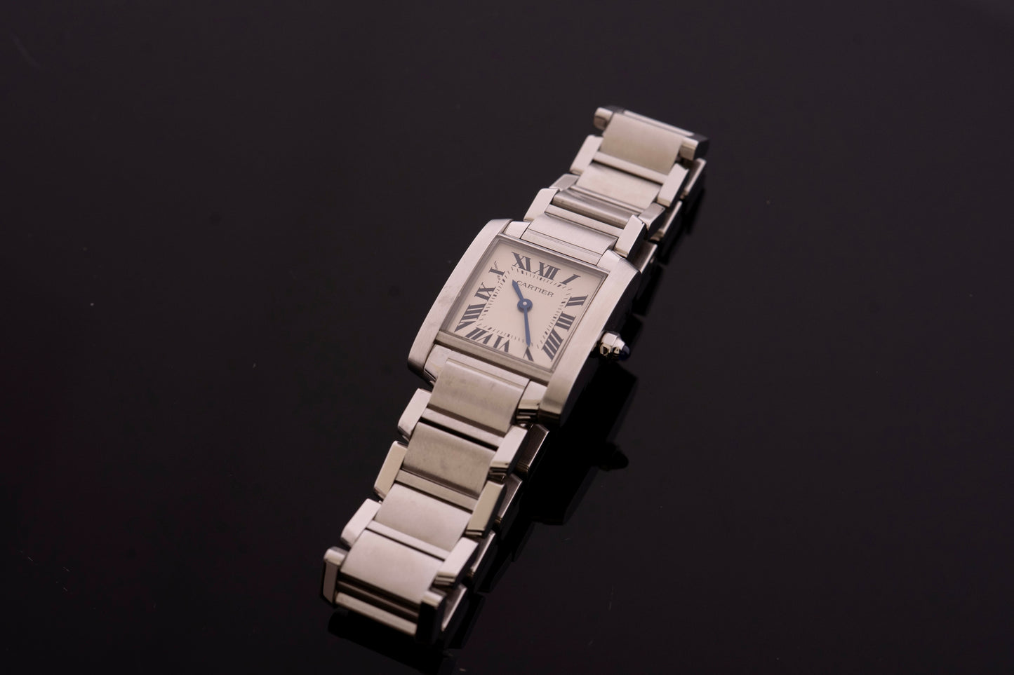 Cartier Tank Française SM Fullset 2014, Ref. W51008Q3