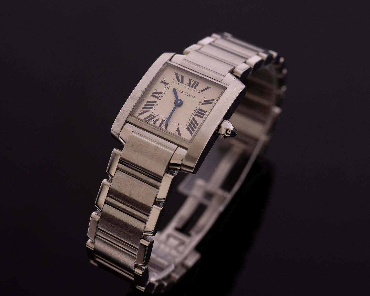 Cartier Tank Française SM Fullset 2014, Ref. W51008Q3