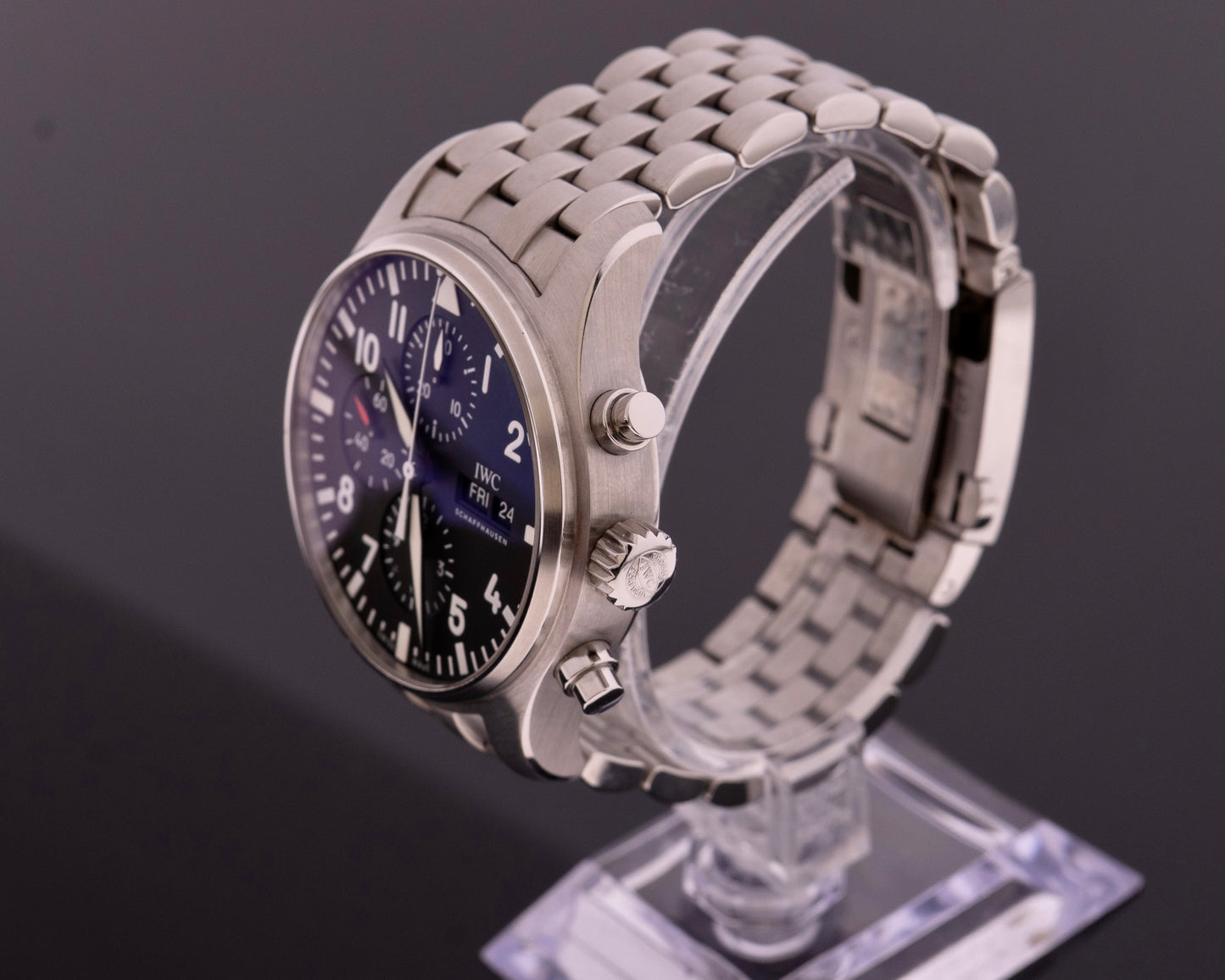 IWC Fliegeruhr IW377709 Pilot Schwarz Fullset 2019, Garantie 08/2027