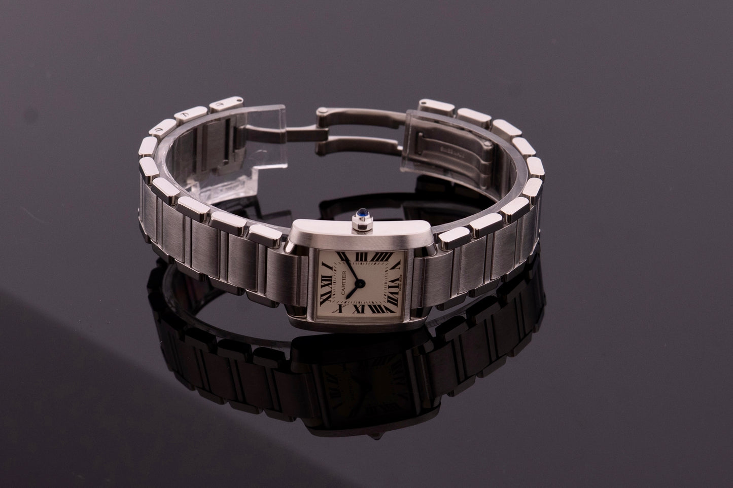 Cartier Tank Française SM Fullset 2014, Ref. W51008Q3