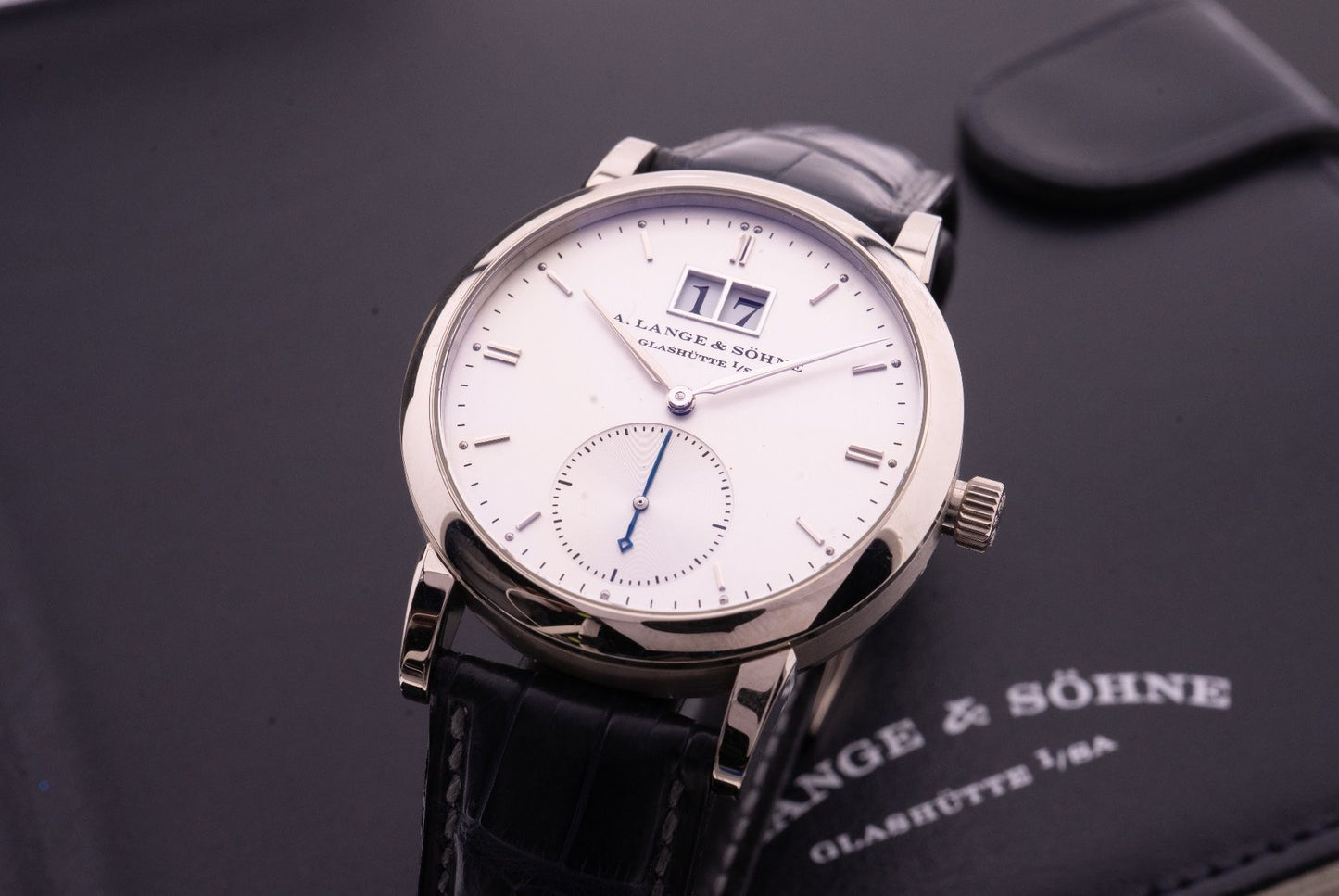 A. Lange & Söhne Saxonia Automatik 315.026 37mm 2008 Weissgold