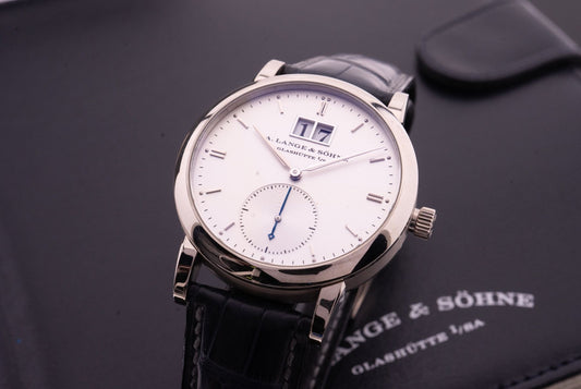 A. Lange & Söhne Saxonia Automatik 315.026 37mm 2008 Weissgold