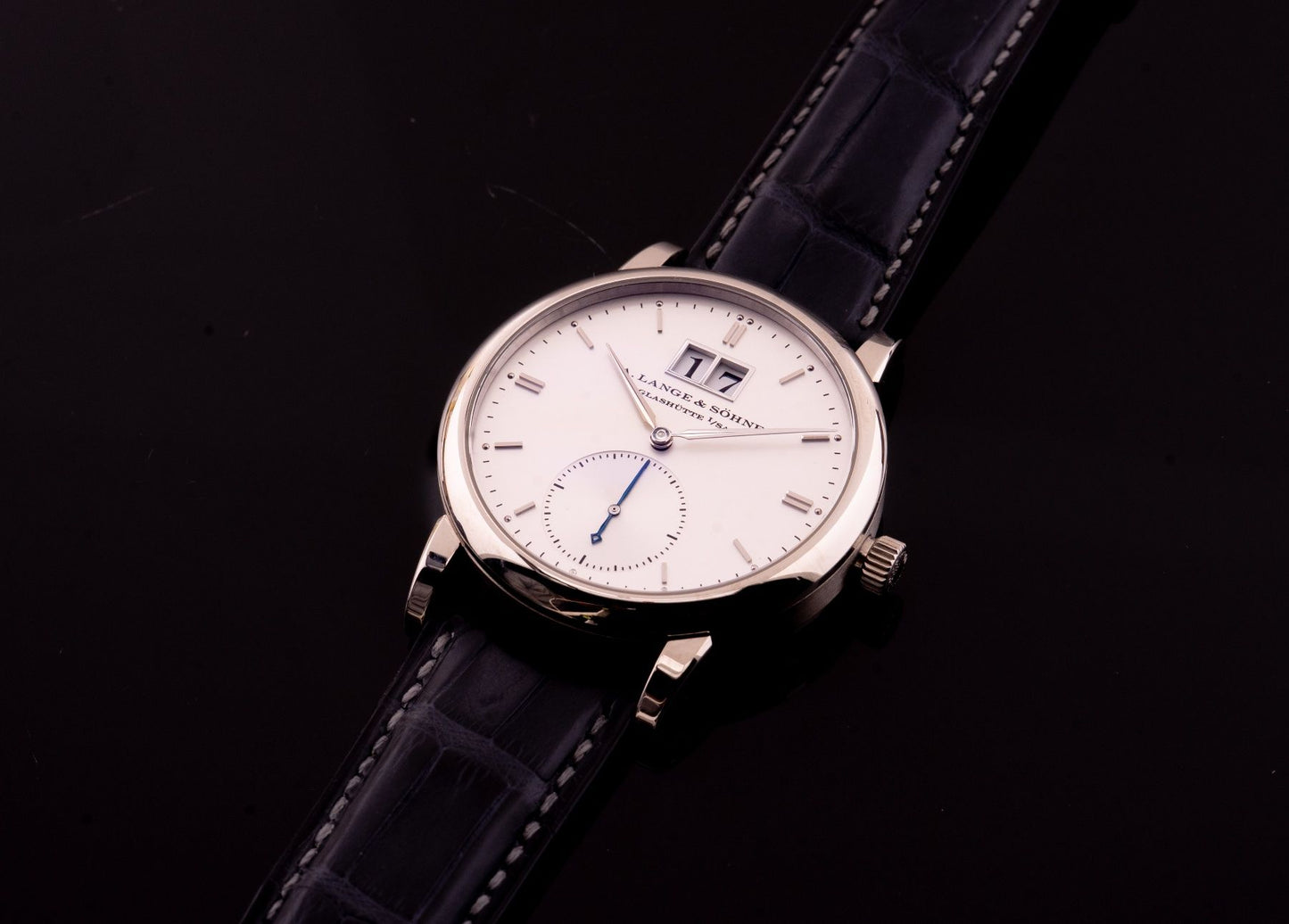 A. Lange & Söhne Saxonia Automatik 315.026 37mm 2008 Weissgold