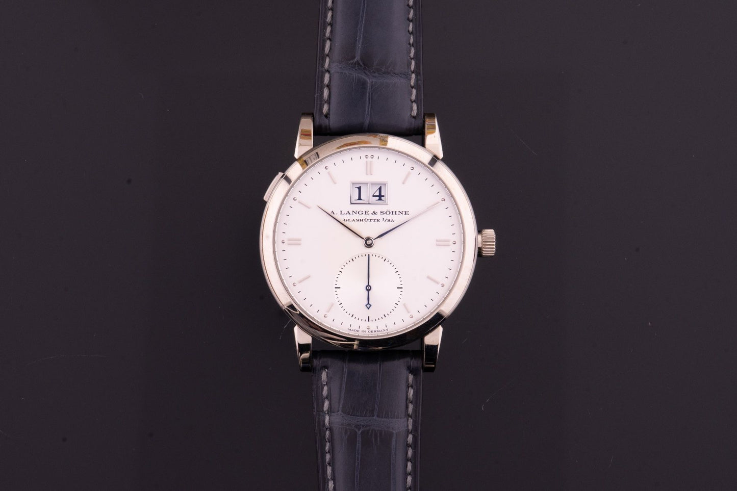 A. Lange & Söhne Saxonia Automatik 315.026 37mm 2008 Weissgold