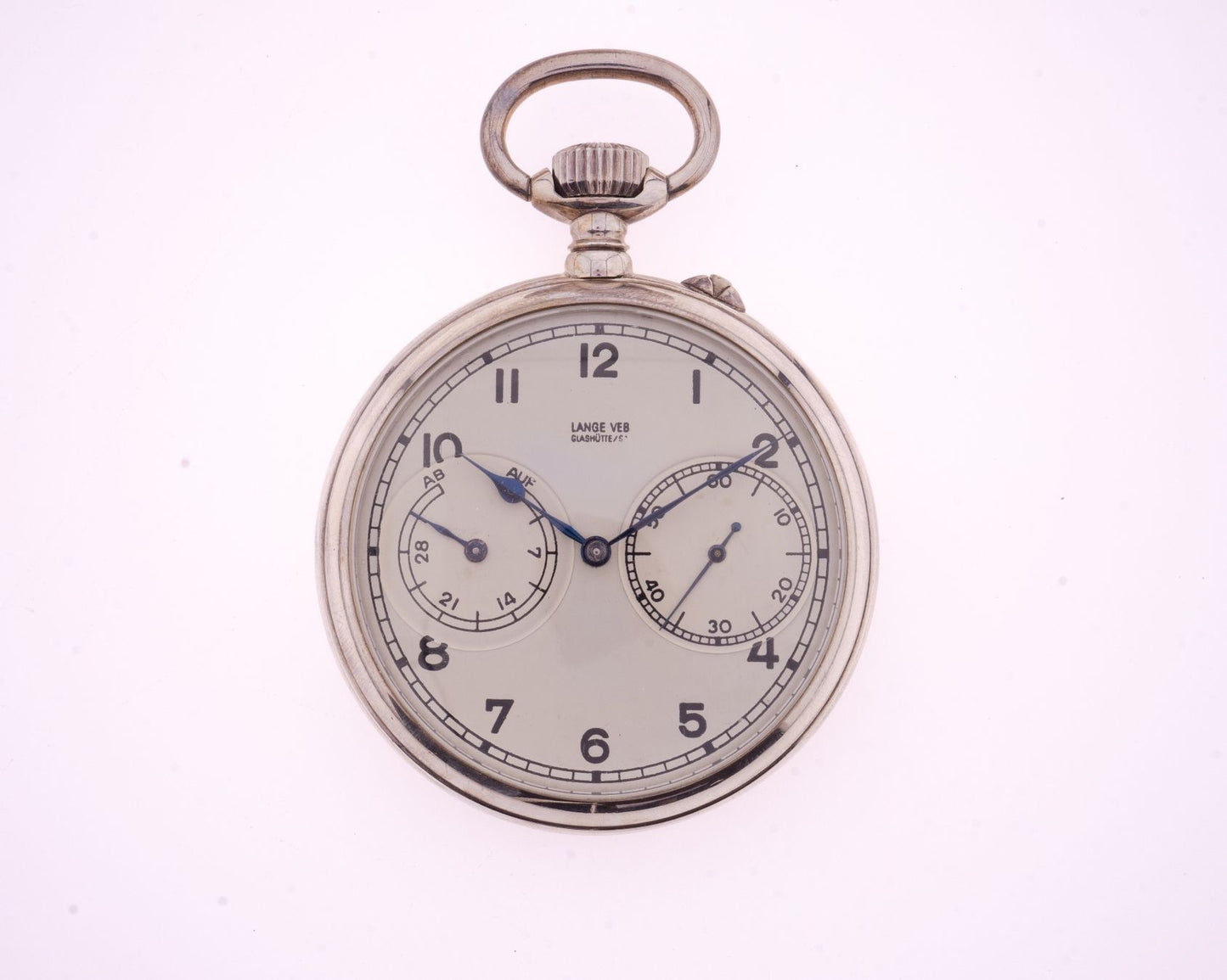 Lange VEB (A. Lange & Söhne) B-Uhr (Beobachtungsuhr) Silber