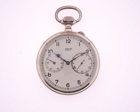 Lange VEB (A. Lange & Söhne) B-Uhr (Beobachtungsuhr) Silber