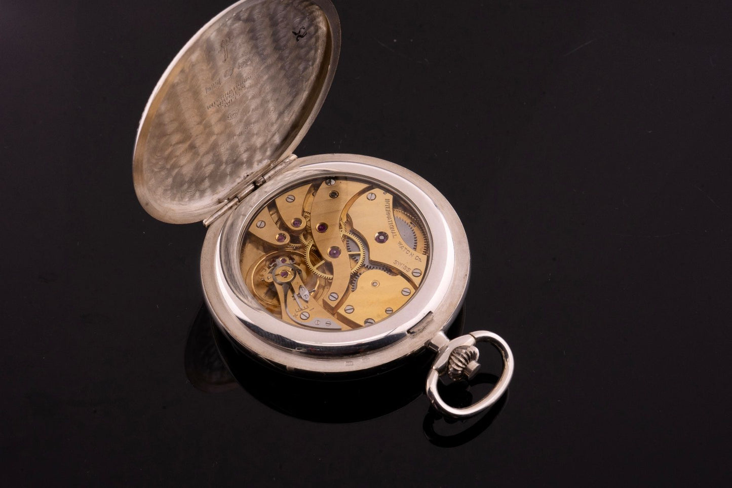 IWC Lépine Taschenuhr Silber Ref. 5305