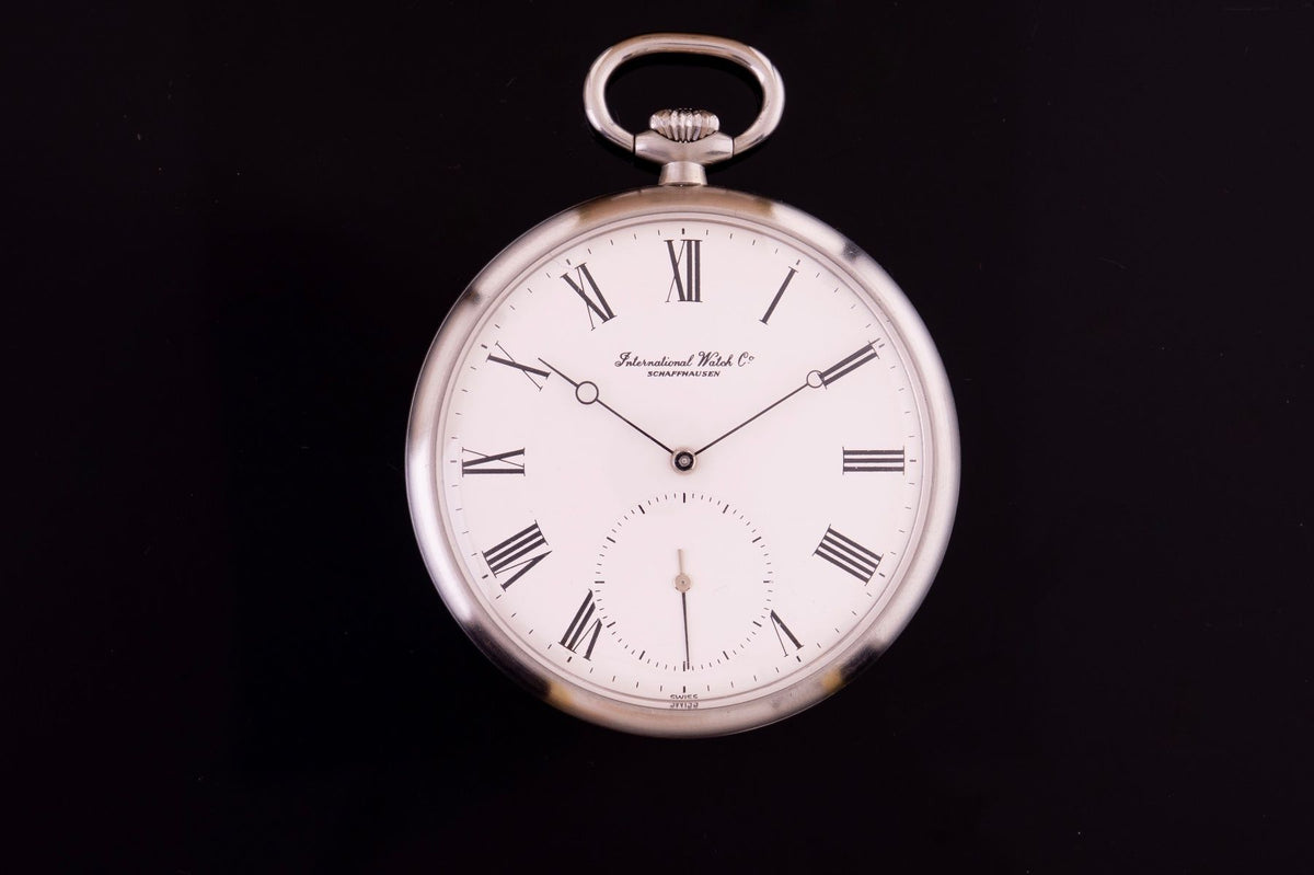 IWC Lépine Taschenuhr Stahl Ref. 5301 ca. 1980