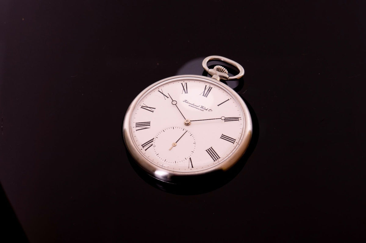 IWC Lépine Taschenuhr Stahl Ref. 5301 ca. 1980