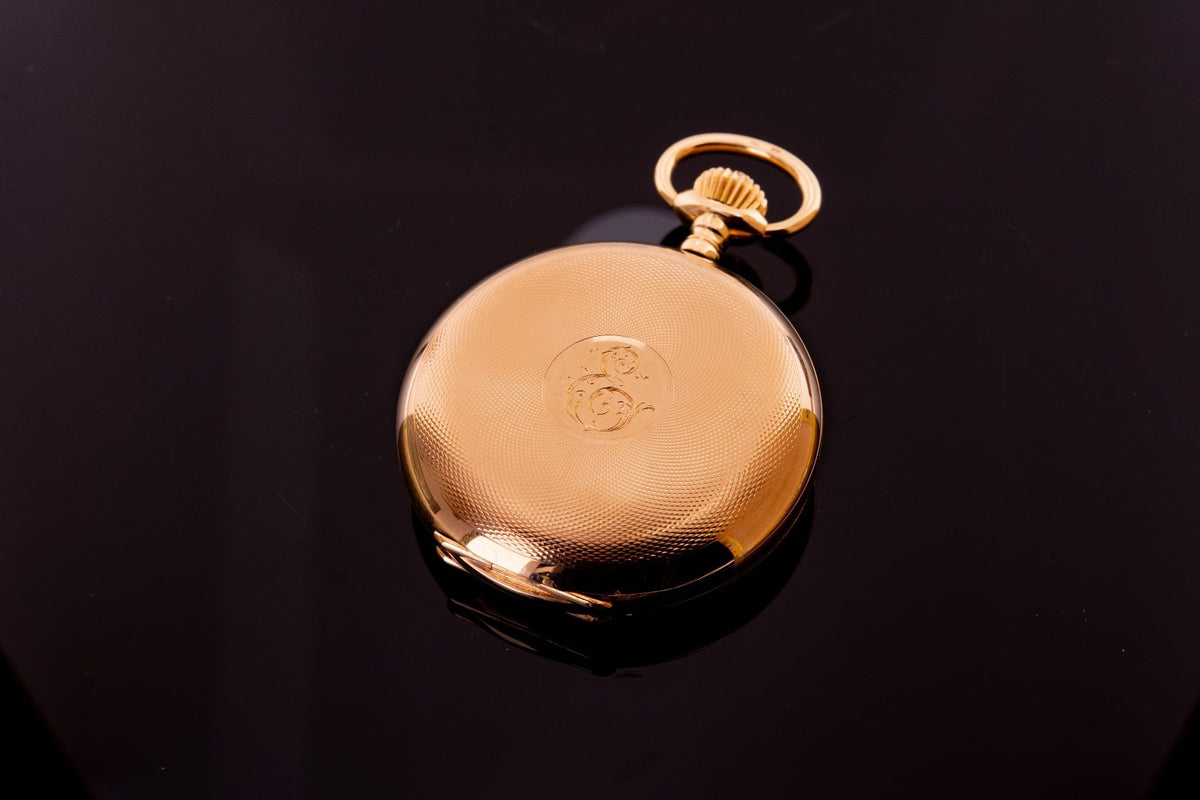 IWC Savonette Taschenuhr Gold für den russischen Markt ca. 1903