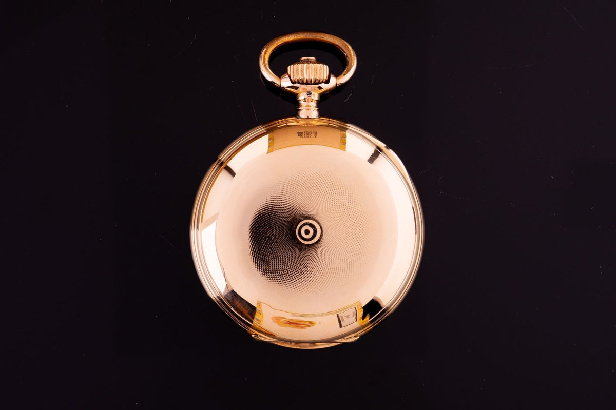 IWC Savonette Taschenuhr Gold ca. 1890