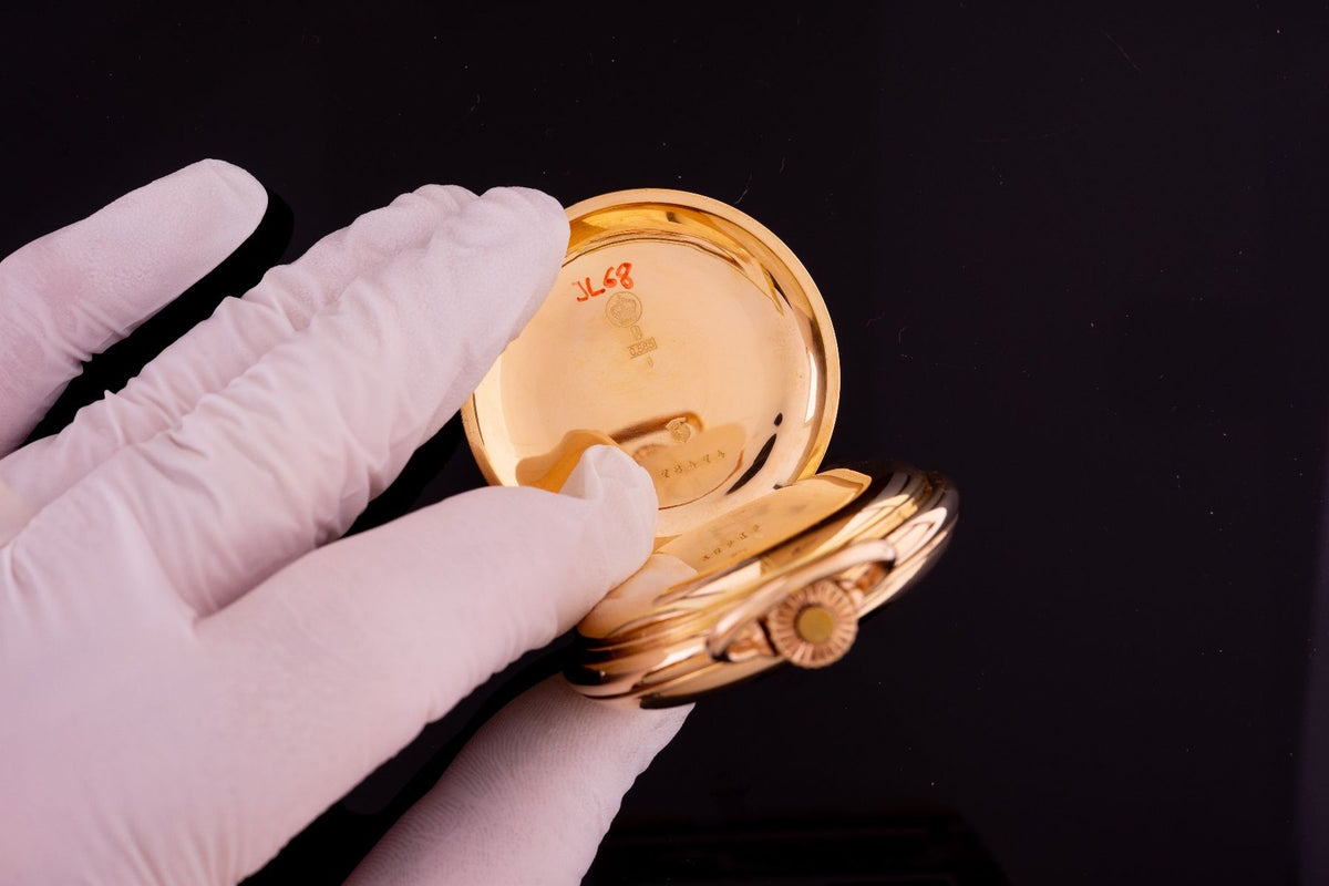 IWC Savonette Taschenuhr Gold ca. 1890