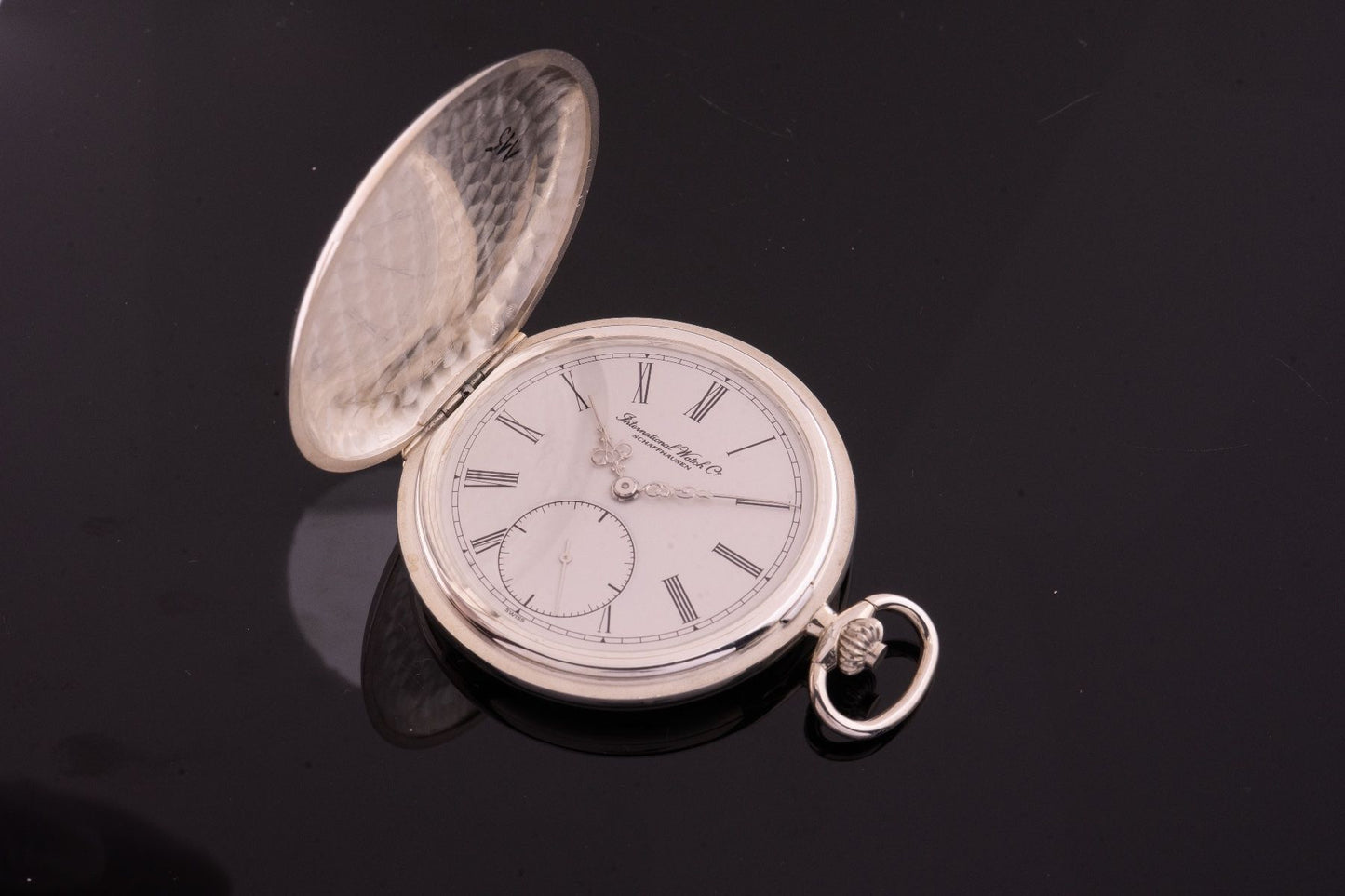 IWC Schützenuhr Savonette Silber Chur 1985