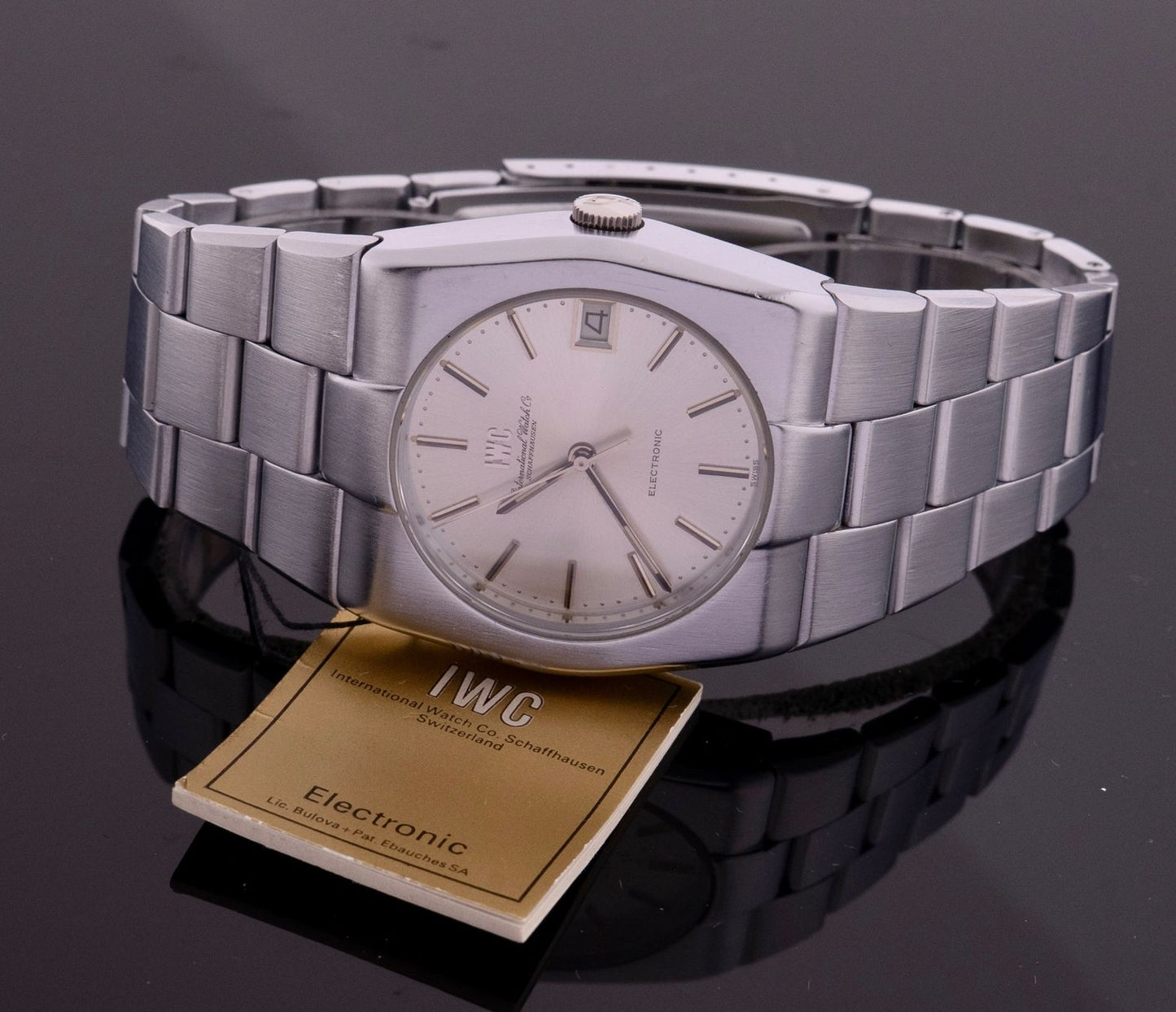 IWC Stimmgabeluhr Electronic Jumbo Ref. 3403 38mm 1974