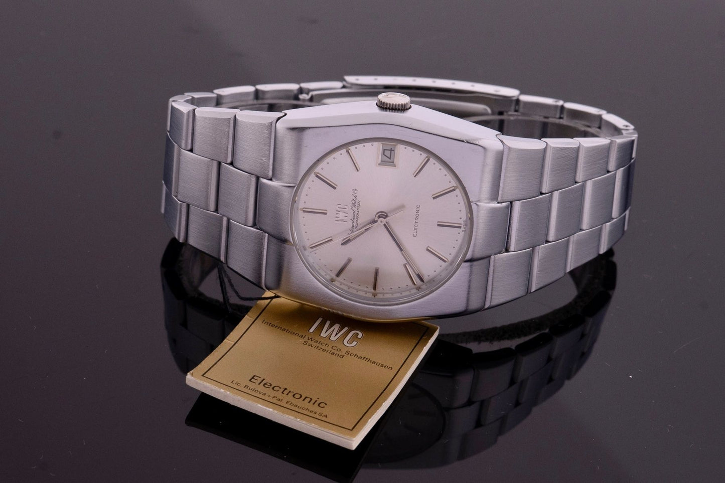 IWC Stimmgabeluhr Electronic Jumbo Ref. 3403 38mm 1974