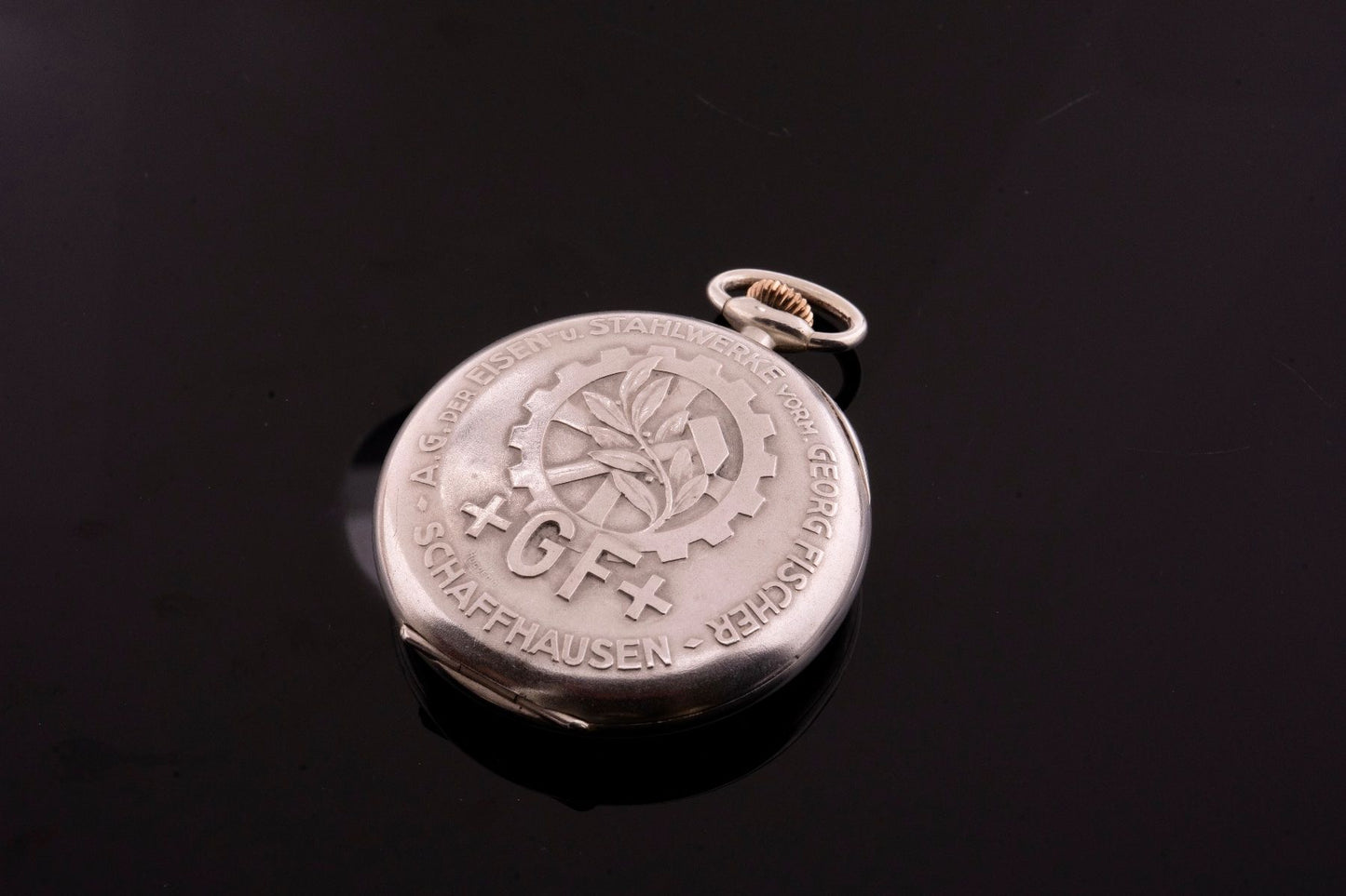 IWC Taschenuhr Lépine Georg Fischer Jubiläumsuhr