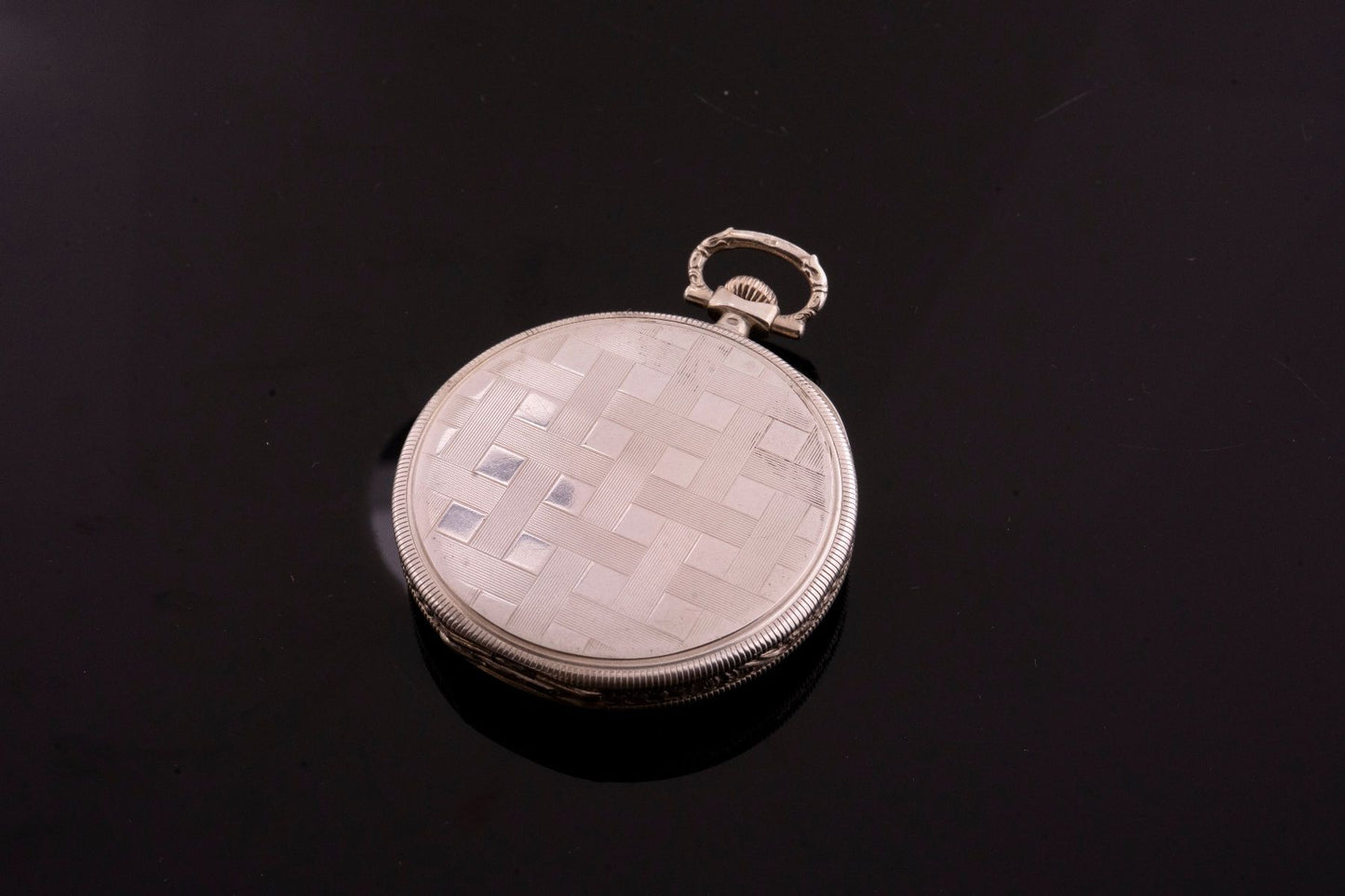 IWC Taschenuhr Lépine Jugendstil Silber