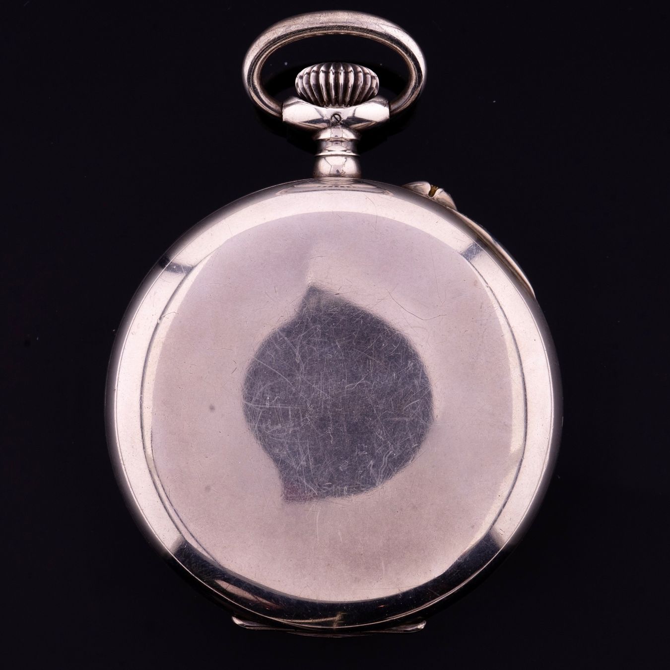 J. Assmann Glashütte Lépine Taschenuhr Silber