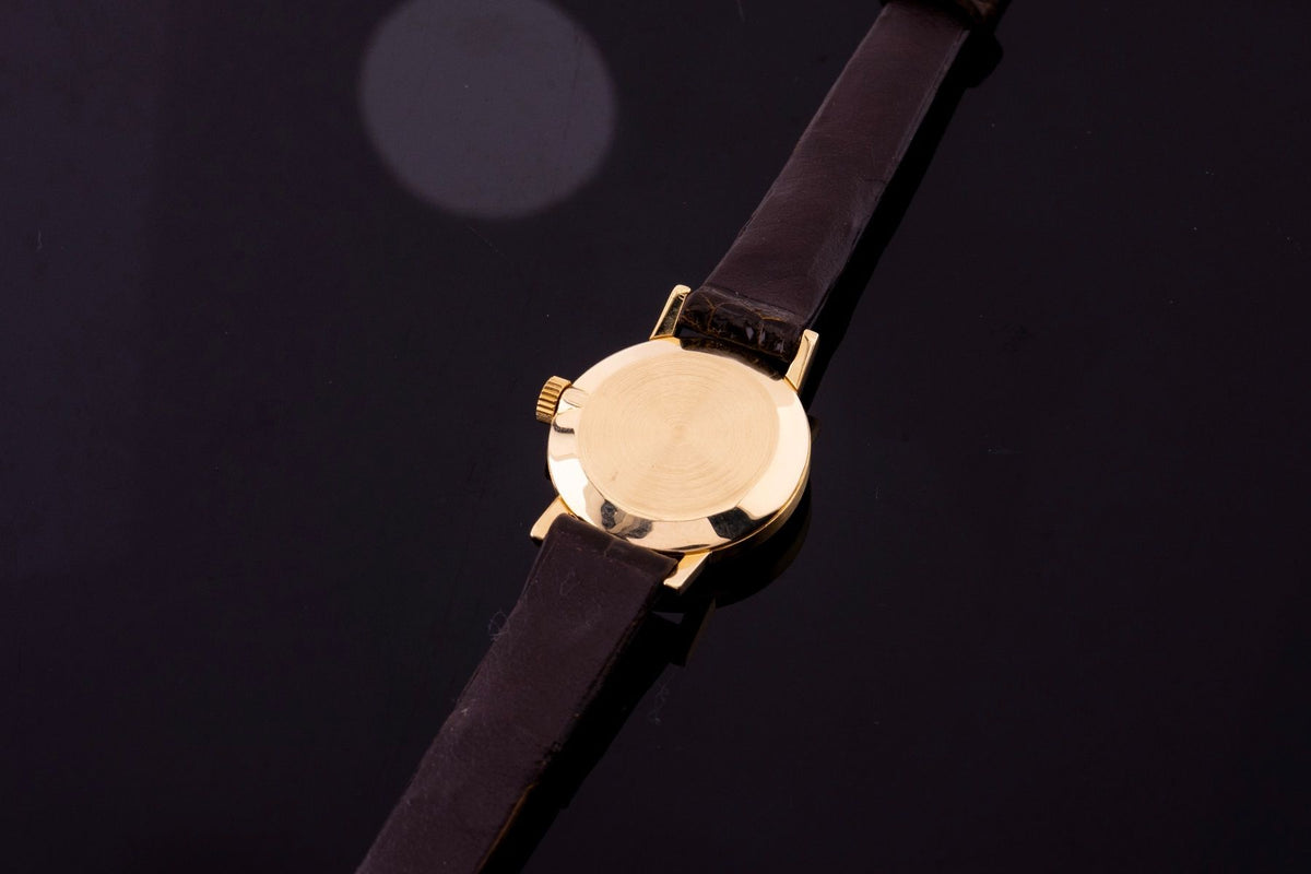Omega Damenarmbanduhr Gelbgold Handaufzug