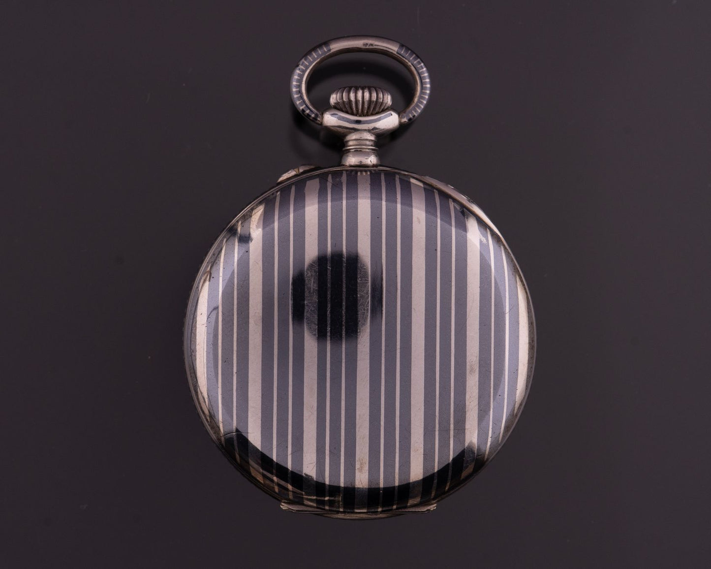 Schuluhr Technikum La Chaux-de-Fonds Taschenuhr Silber ca. 1910