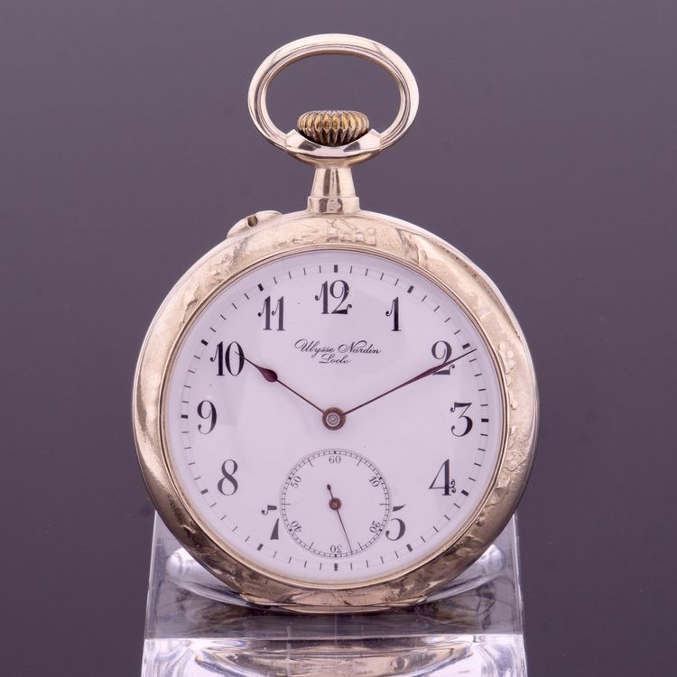 Ulysse Nardin Silber Lépine mit sehr seltenem Werk 1905