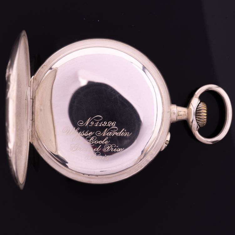 Ulysse Nardin Silber Lépine mit sehr seltenem Werk 1905