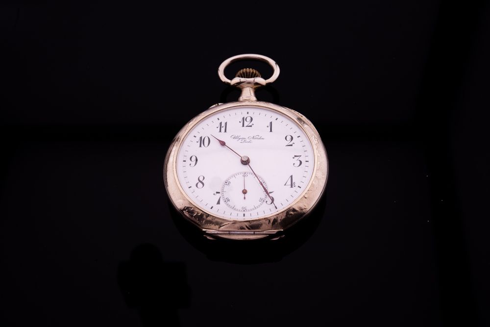 Ulysse Nardin Silber Lépine mit sehr seltenem Werk 1905
