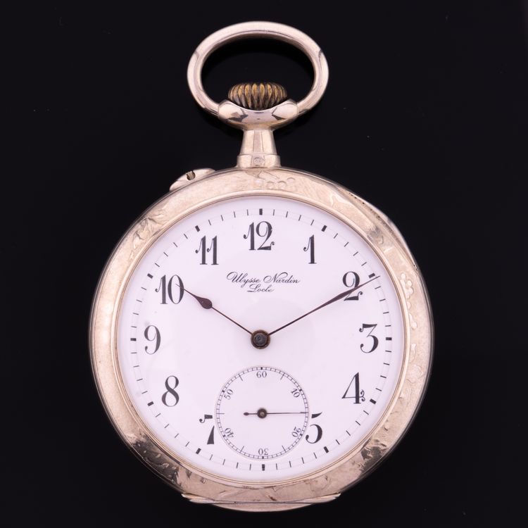 Ulysse Nardin Silber Lépine mit sehr seltenem Werk 1905