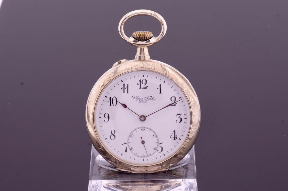 Ulysse Nardin Silber Lépine mit sehr seltenem Werk 1905
